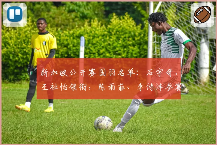 新加坡公开赛国羽名单：石宇奇、王祉怡领衔，陈雨菲、李诗沣参赛